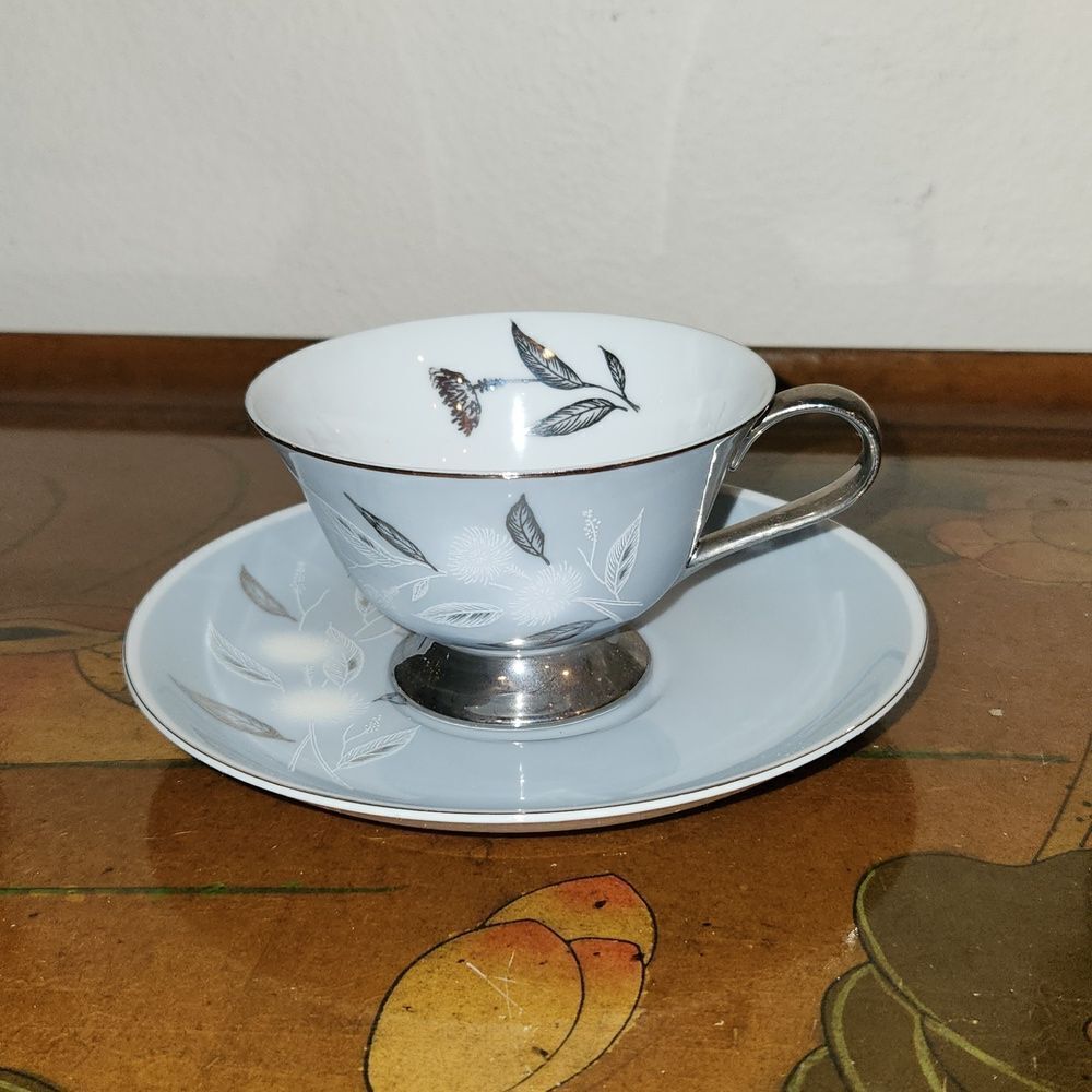 Sapphire by Deville Footed Cup and Saucer